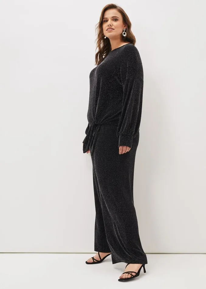 Phase Eight Trousers Mell Shimmer Lurex CoOrd Trousers Blacksilver 8211 Women Phase Eight Trousers Mell Shimmer Lurex CoOrd Trousers Blacksilver 8211 Women