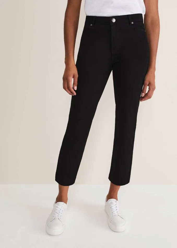Phase Eight Trousers Ocha Straight Leg Jeans Black 8211 Women