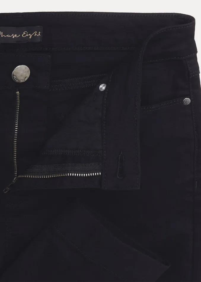 Phase Eight Trousers Ocha Straight Leg Jeans Black 8211 Women