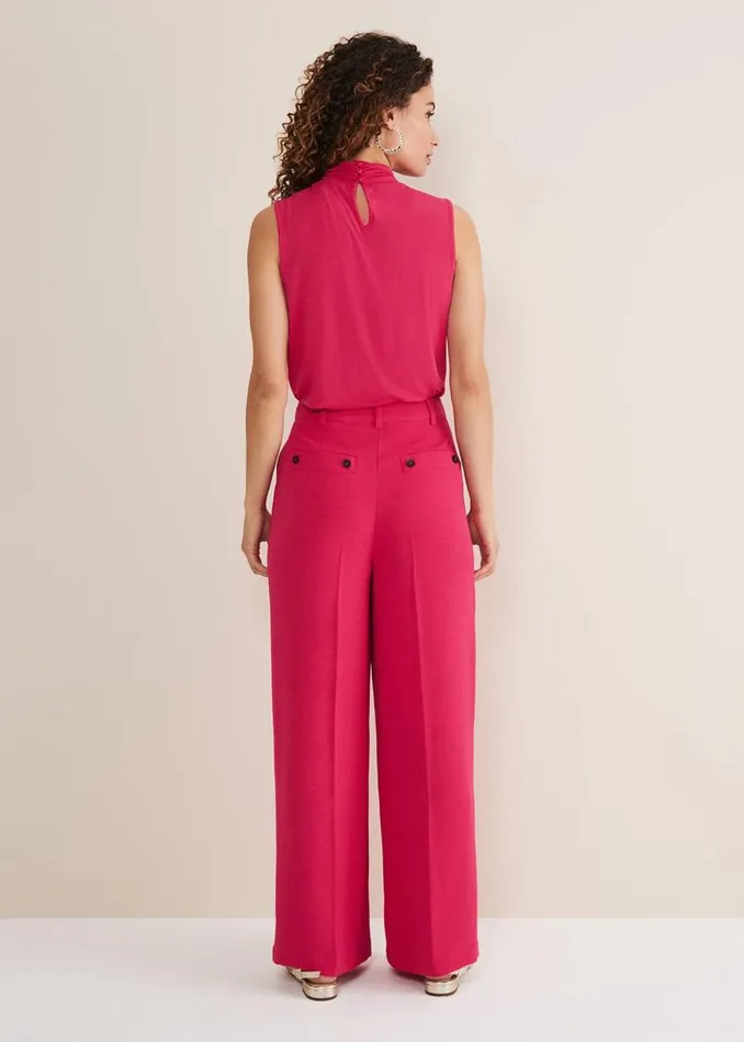 Phase Eight Trousers Opal Wide Leg Trousers Raspberry 8211 Women