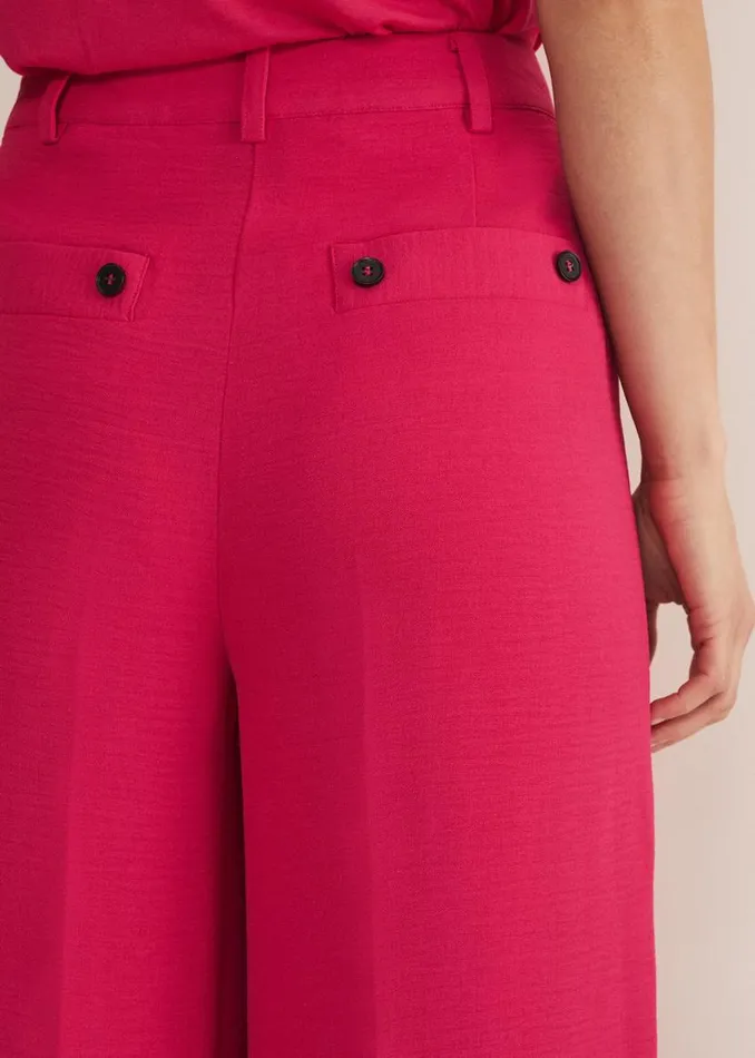 Phase Eight Trousers Opal Wide Leg Trousers Raspberry 8211 Women