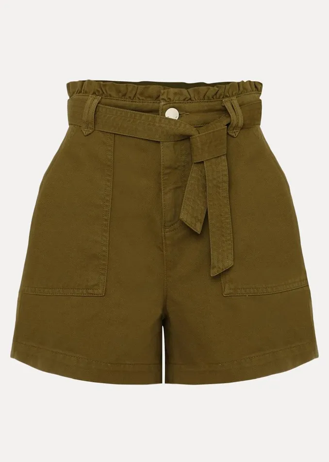 Phase Eight Trousers Pollie Denim Cargo Shorts Khaki 8211 Women