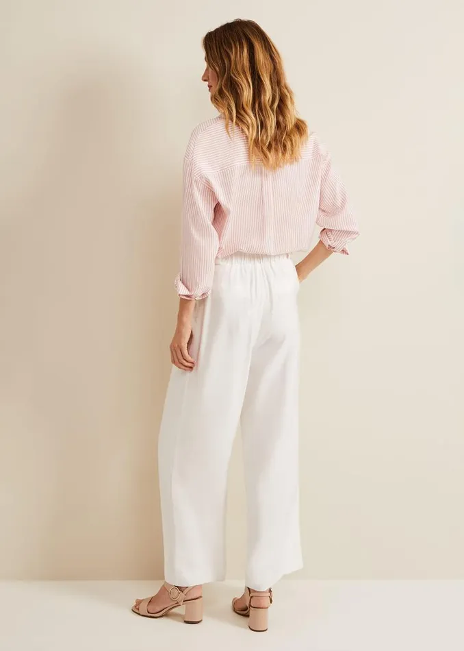 Phase Eight Trousers Tyla White Wide Leg Trouser White 8211 Women