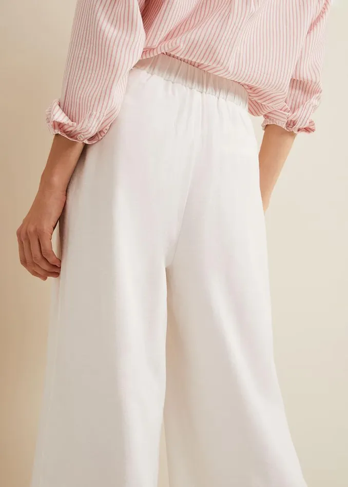 Phase Eight Trousers Tyla White Wide Leg Trouser White 8211 Women
