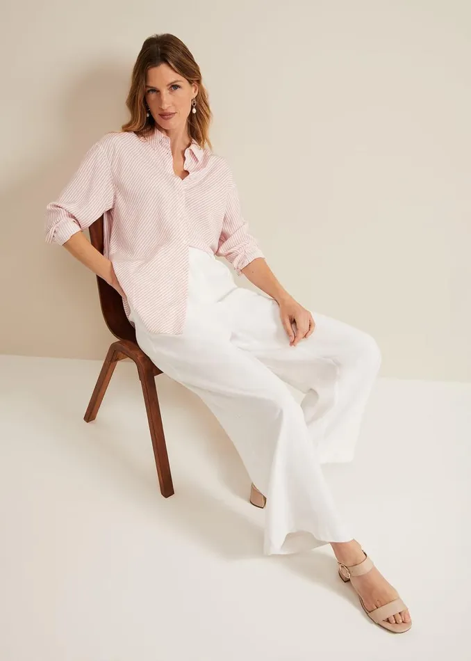 Phase Eight Trousers Tyla White Wide Leg Trouser White 8211 Women