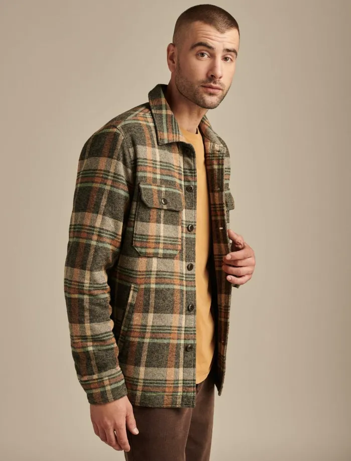 Plaid Shirt Jacket Plaid Multi Men Lucky Brand ButtonDowns