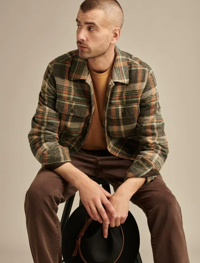 Plaid Shirt Jacket Plaid Multi Men Lucky Brand ButtonDowns