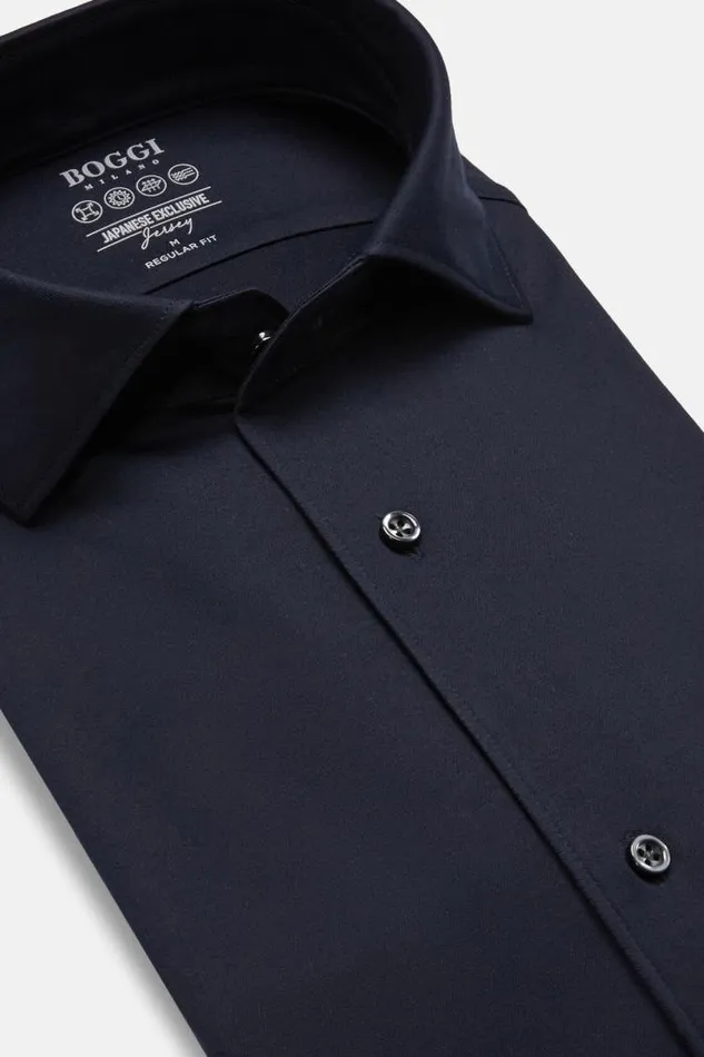 Polo Shirts Men Boggi Milano Regular Fit Japanese Jersey Polo Shirt DARK NAVY Polo Shirts Men Boggi Milano Regular Fit Japanese Jersey Polo Shirt DARK NAVY