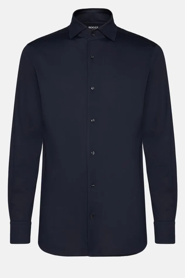 Polo Shirts Men Boggi Milano Regular Fit Japanese Jersey Polo Shirt DARK NAVY Polo Shirts Men Boggi Milano Regular Fit Japanese Jersey Polo Shirt DARK NAVY