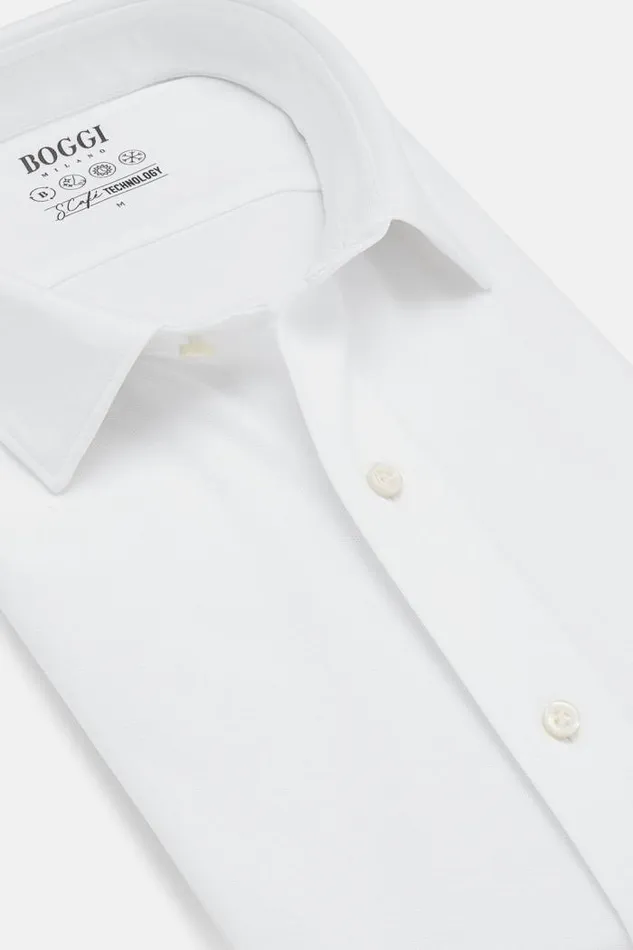 Polo Shirts Men Boggi Milano Regular Fit Performance Pique Polo Shirt White Polo Shirts Men Boggi Milano Regular Fit Performance Pique Polo Shirt White
