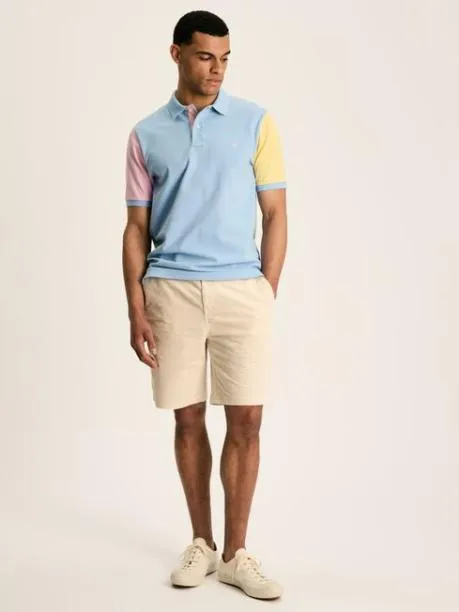 Polo Shirts Men Joules Blue Colourblock Polo Shirt