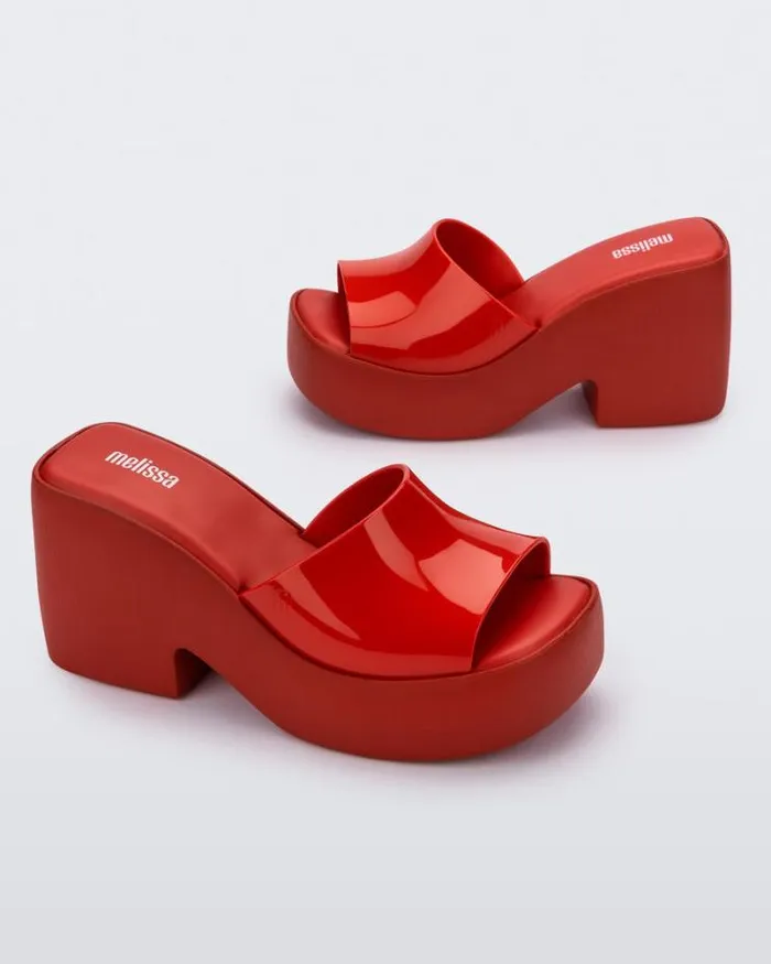 Posh Red Women Melissa Platforms