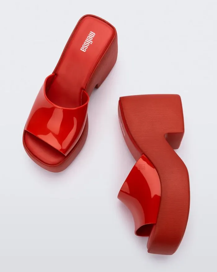 Posh Red Women Melissa Platforms
