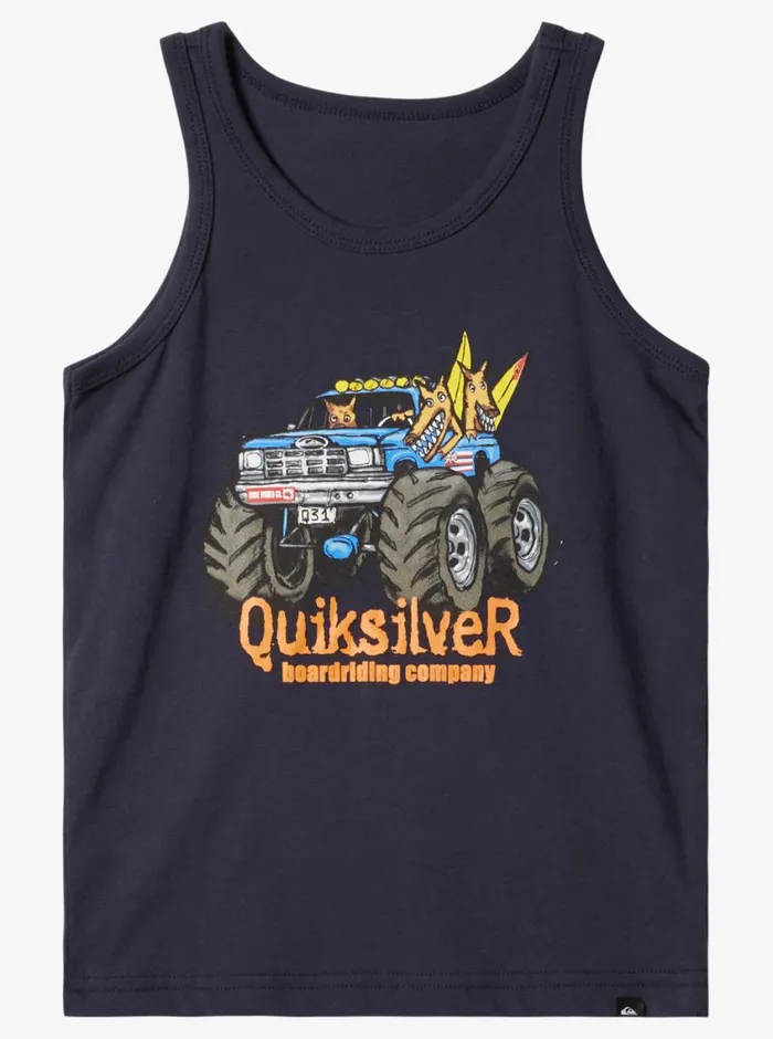 Quiksilver 816 All Terrain Tank Dark Navy Boys Tees