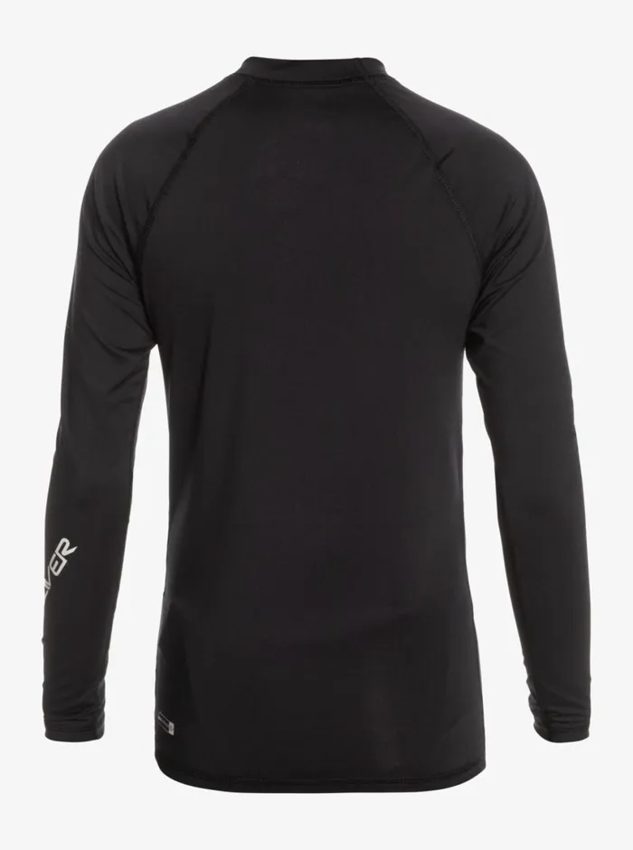 Quiksilver 816 All Time Ls Youth LSL Surf Tee Black Boys Rashguards