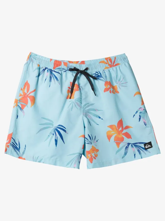Quiksilver 816 Everyday Mix Volley 14034 Elastic Waist Shorts Limpet Shell Boys Boardshorts