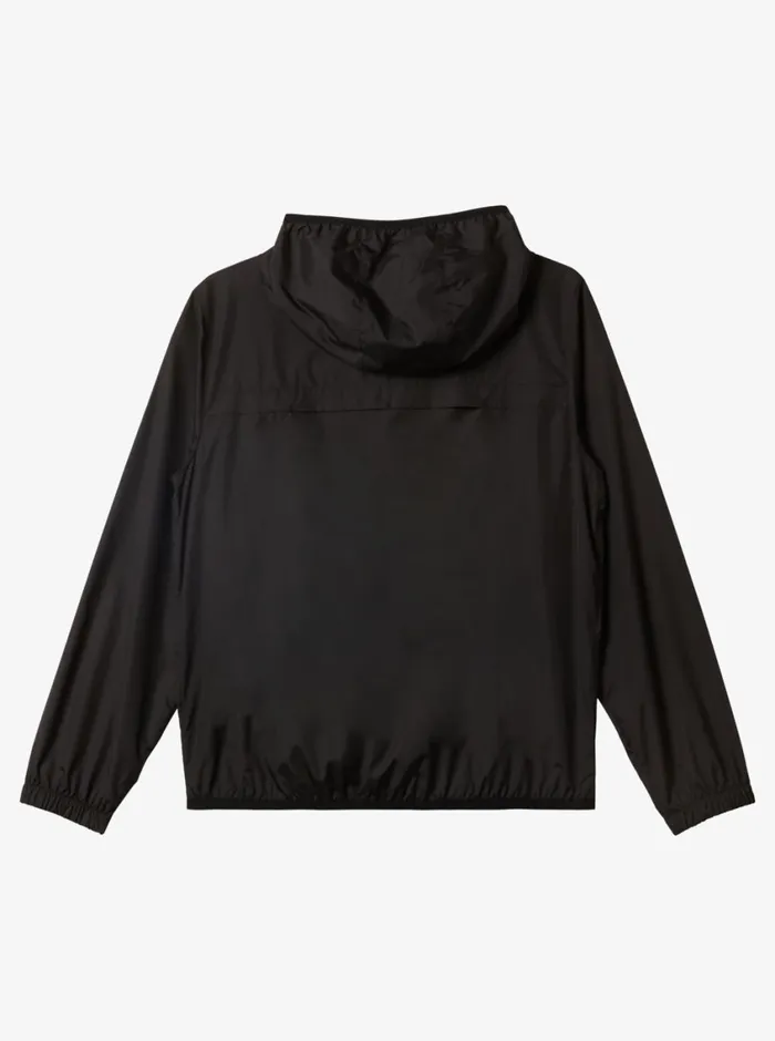 Quiksilver 816 Overcast Windbreaker Black Boys Jackets Quiksilver 816 Overcast Windbreaker Black Boys Jackets