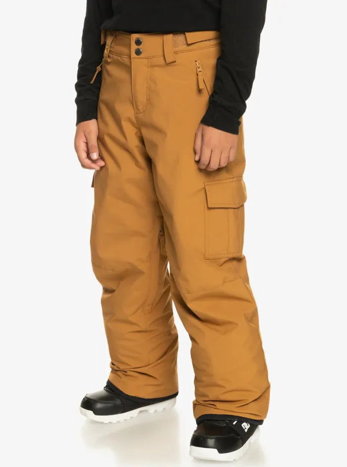 Quiksilver 816 Porter Snow Pants Bone Brown Boys Snow Pants Quiksilver 816 Porter Snow Pants Bone Brown Boys Snow Pants