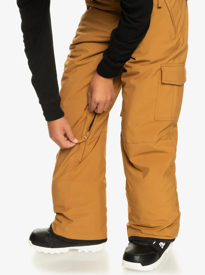 Quiksilver 816 Porter Snow Pants Bone Brown Boys Snow Pants Quiksilver 816 Porter Snow Pants Bone Brown Boys Snow Pants