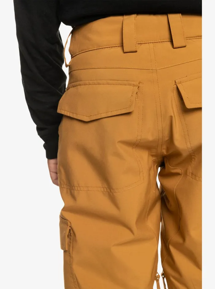 Quiksilver 816 Porter Snow Pants Bone Brown Boys Snow Pants Quiksilver 816 Porter Snow Pants Bone Brown Boys Snow Pants