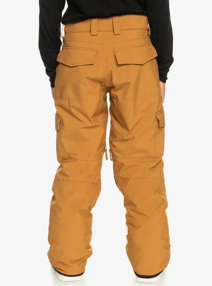 Quiksilver 816 Porter Snow Pants Bone Brown Boys Snow Pants Quiksilver 816 Porter Snow Pants Bone Brown Boys Snow Pants