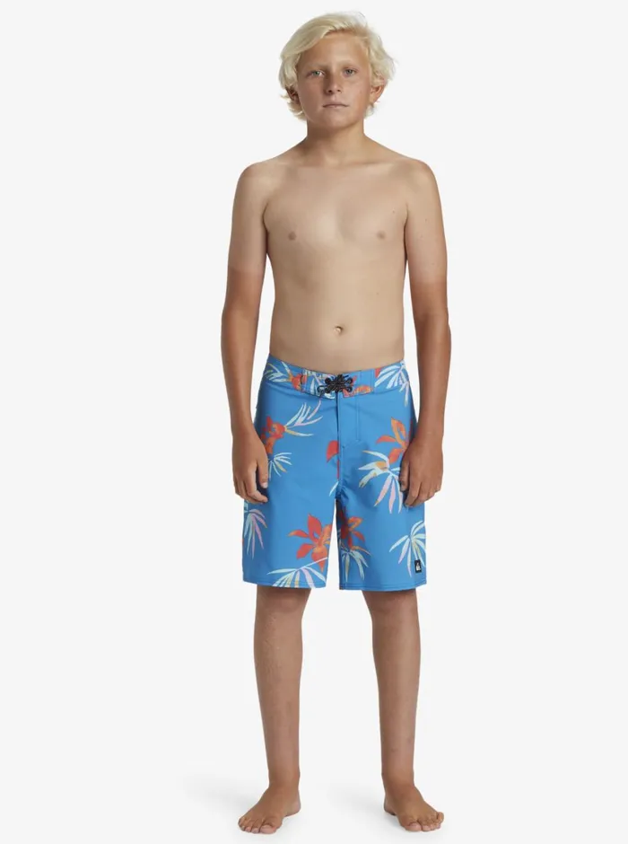 Quiksilver 816 Surfsilk Straight Leg 17034 Boardshorts Swedish Blue Boys Boardshorts