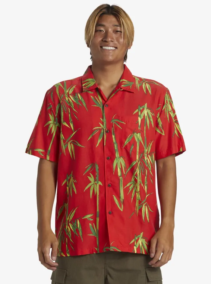 Quiksilver Bamboo DNA Island Short Sleeve Woven Shirt Salsa Dna Aop Better Ss Mens Shirts and Polos Quiksilver Bamboo DNA Island Short Sleeve Woven Shirt Salsa Dna Aop Better Ss Mens Shirts and Polos