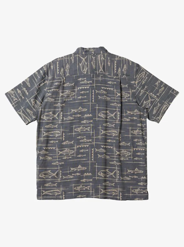 Quiksilver Bento Woven Shirt Bento Black MensWaterman Shirts and Polos