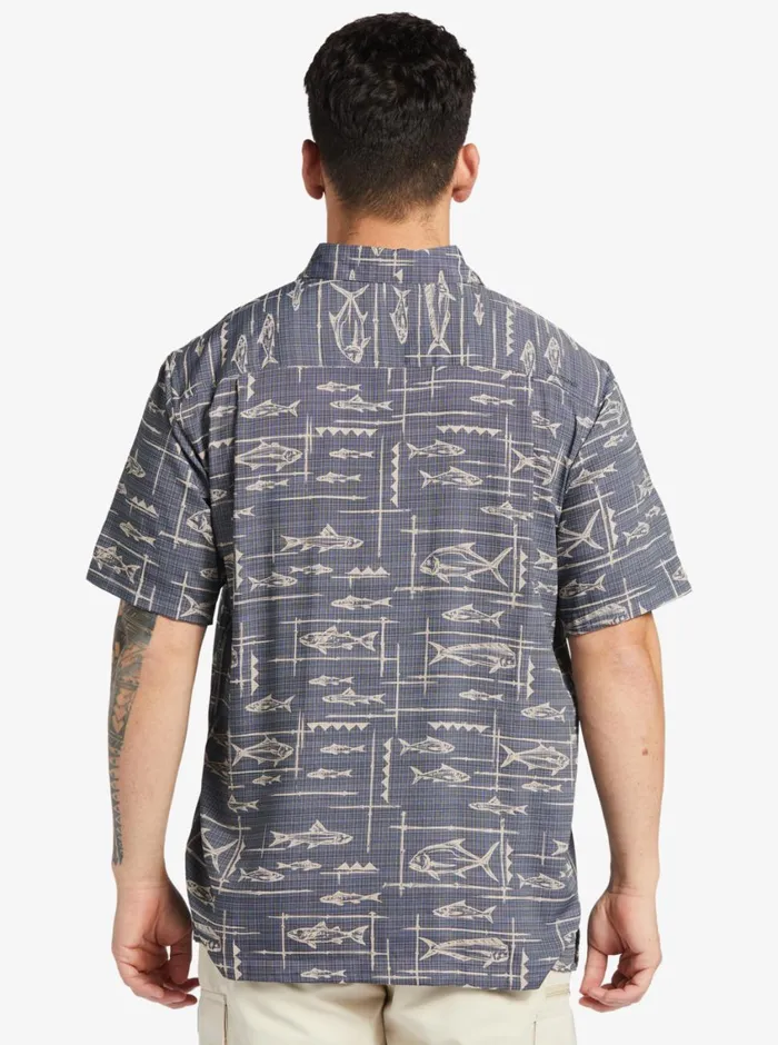 Quiksilver Bento Woven Shirt Bento Black MensWaterman Shirts and Polos