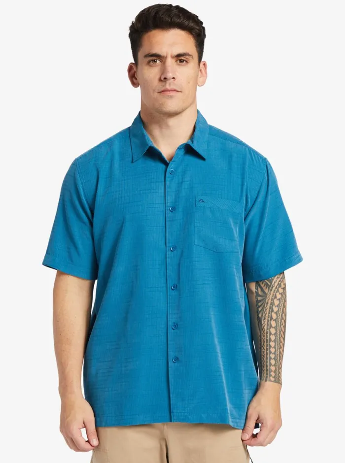 Quiksilver Centinela Premium AntiWrinkle Shirt Seaport Centinella MensWaterman Shirts and Polos