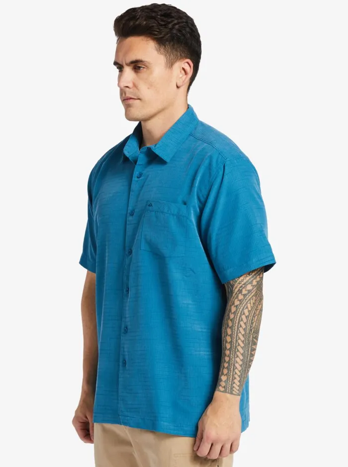 Quiksilver Centinela Premium AntiWrinkle Shirt Seaport Centinella MensWaterman Shirts and Polos