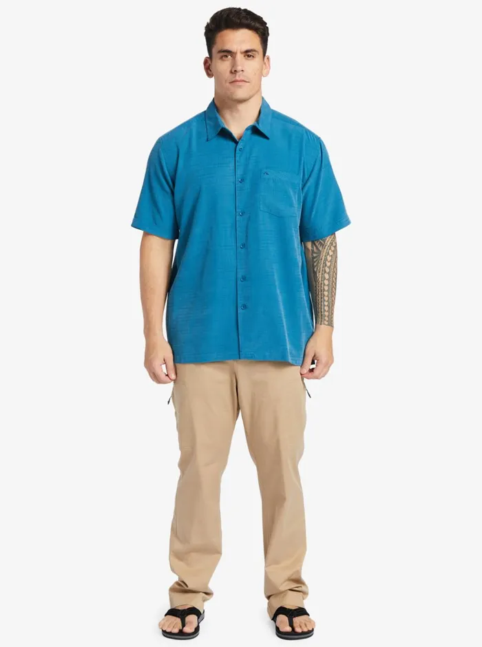 Quiksilver Centinela Premium AntiWrinkle Shirt Seaport Centinella MensWaterman Shirts and Polos