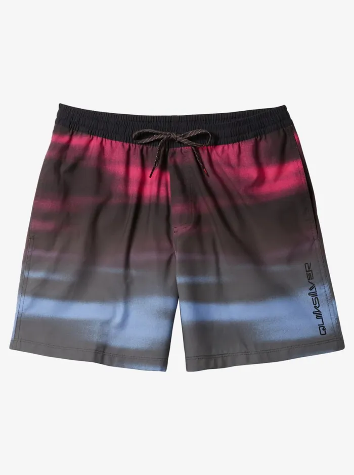 Quiksilver Everyday Fade Volley 17034 Elastic Waist Shorts Tarmac Mens Elastic Waist Quiksilver Everyday Fade Volley 17034 Elastic Waist Shorts Tarmac Mens Elastic Waist