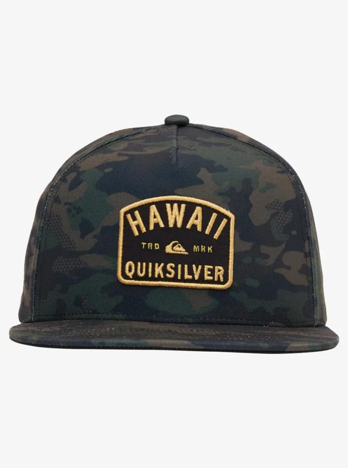 Quiksilver Hawaii Archer Snapback Hat Camo Mens Hats Quiksilver Hawaii Archer Snapback Hat Camo Mens Hats