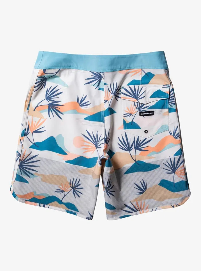 Quiksilver Highline Scallop 19034 Boardshorts Birch Mens Shorts and Amphibians Quiksilver Highline Scallop 19034 Boardshorts Birch Mens Shorts and Amphibians