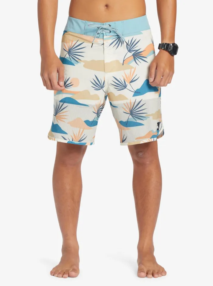 Quiksilver Highline Scallop 19034 Boardshorts Birch Mens Shorts and Amphibians Quiksilver Highline Scallop 19034 Boardshorts Birch Mens Shorts and Amphibians