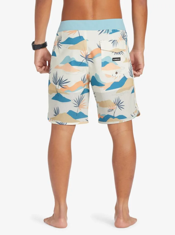 Quiksilver Highline Scallop 19034 Boardshorts Birch Mens Shorts and Amphibians Quiksilver Highline Scallop 19034 Boardshorts Birch Mens Shorts and Amphibians