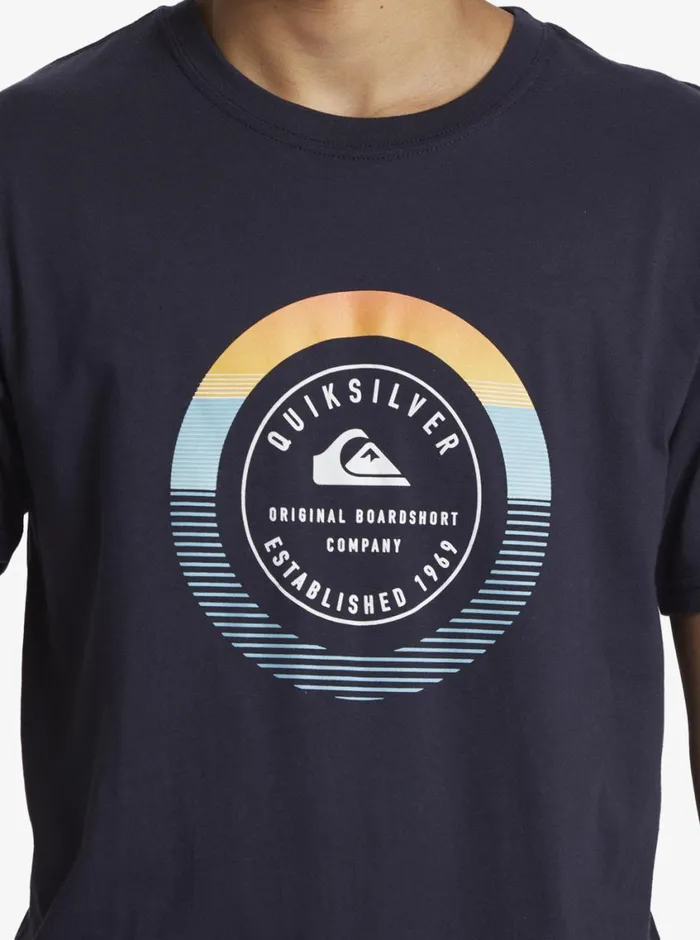 Quiksilver Insta Fill TShirt Navy Blazer Mens Tees