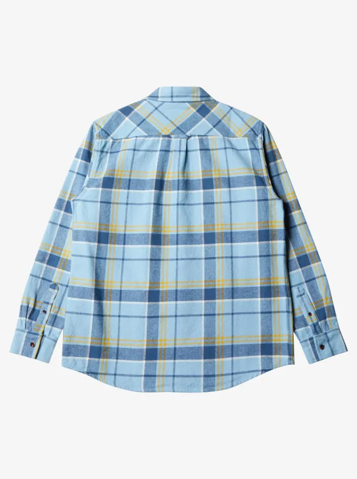 Quiksilver Lower Ridge Flannel Shirt Dusk Blue Lower Ridge MensWaterman Shirts and Polos