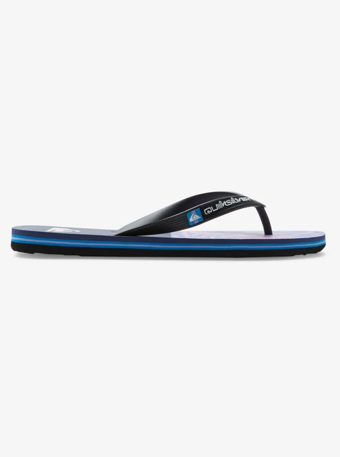 Quiksilver Molokai Art II Sandals Blackbluepink Mens Sandals