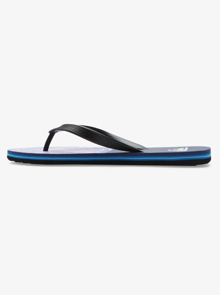 Quiksilver Molokai Art II Sandals Blackbluepink Mens Sandals