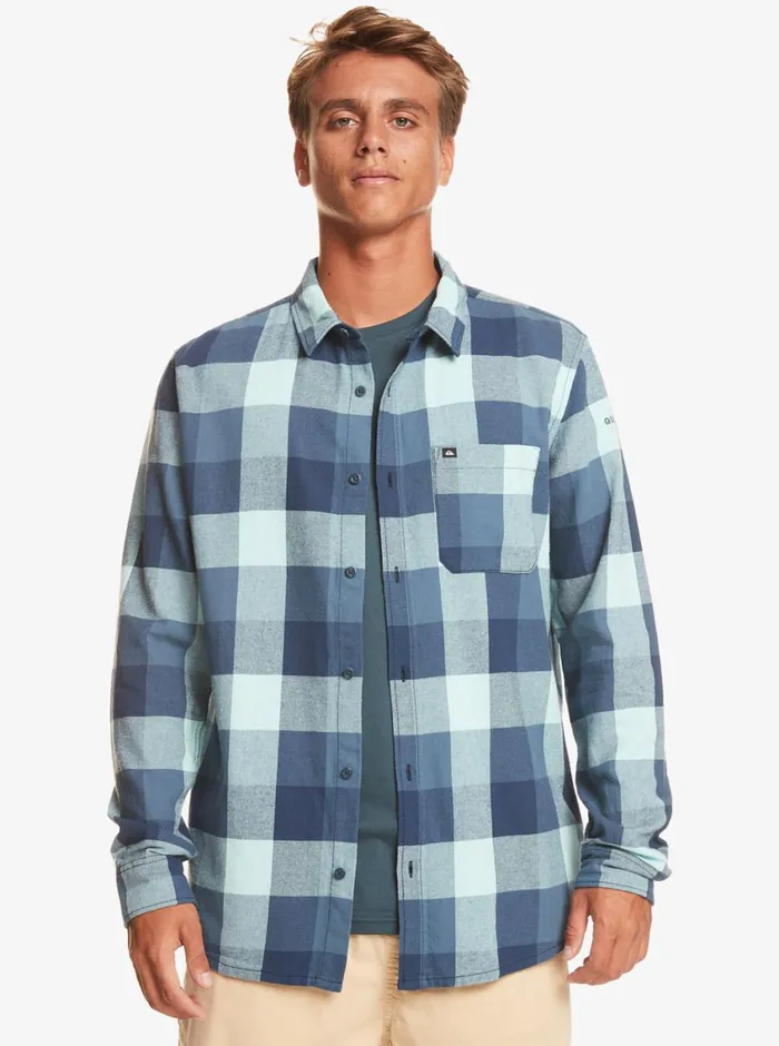Quiksilver Motherfly Long Sleeve Shirt Pastel Turquoise Motherfly Mens Shirts and Polos Quiksilver Motherfly Long Sleeve Shirt Pastel Turquoise Motherfly Mens Shirts and Polos