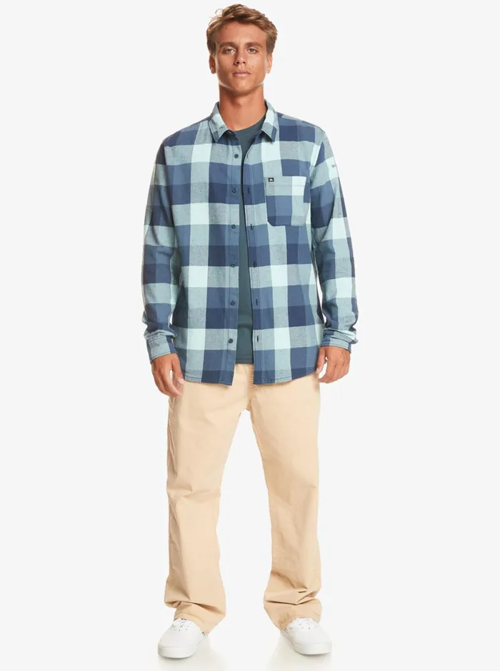 Quiksilver Motherfly Long Sleeve Shirt Pastel Turquoise Motherfly Mens Shirts and Polos Quiksilver Motherfly Long Sleeve Shirt Pastel Turquoise Motherfly Mens Shirts and Polos