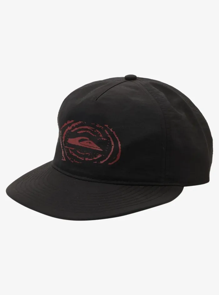 Quiksilver Nylo Cap Snapback Hat Black Mens Hats