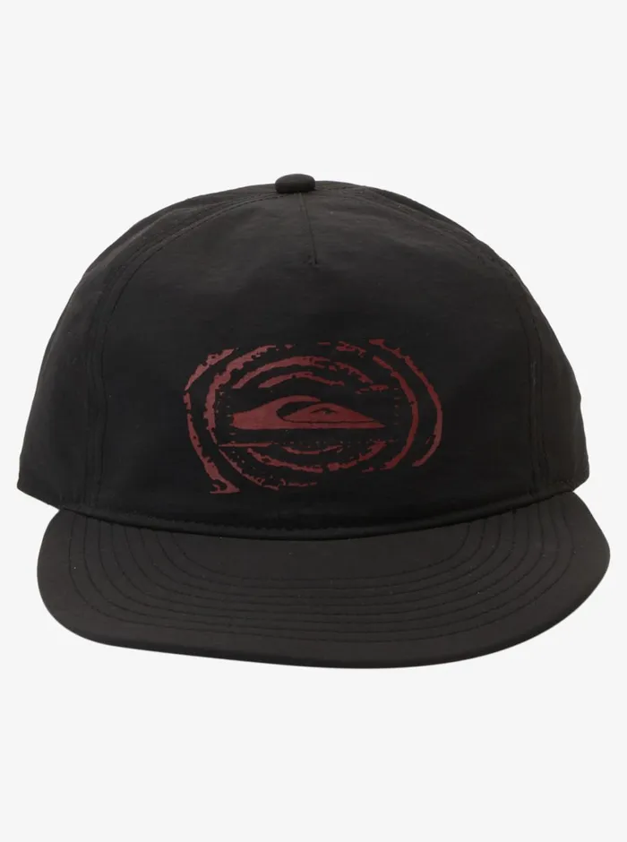 Quiksilver Nylo Cap Snapback Hat Black Mens Hats Quiksilver Nylo Cap Snapback Hat Black Mens Hats