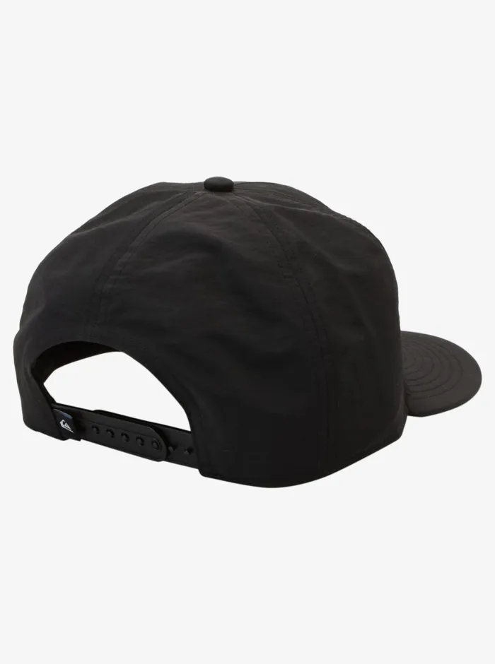 Quiksilver Nylo Cap Snapback Hat Black Mens Hats Quiksilver Nylo Cap Snapback Hat Black Mens Hats
