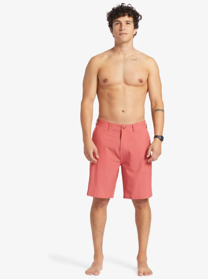 Quiksilver Ocean Union Amphibian 20034 Hybrid Shorts Mineral Red Mens Shorts and Amphibians Quiksilver Ocean Union Amphibian 20034 Hybrid Shorts Mineral Red Mens Shorts and Amphibians