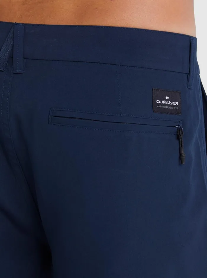 Quiksilver Ocean Union Amphibian 20034 Hybrid Shorts Navy Blazer Mens Shorts and Amphibians