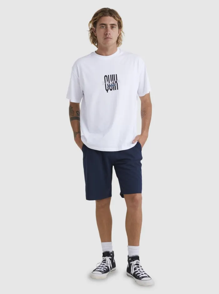 Quiksilver Ocean Union Amphibian 20034 Hybrid Shorts Navy Blazer Mens Shorts and Amphibians
