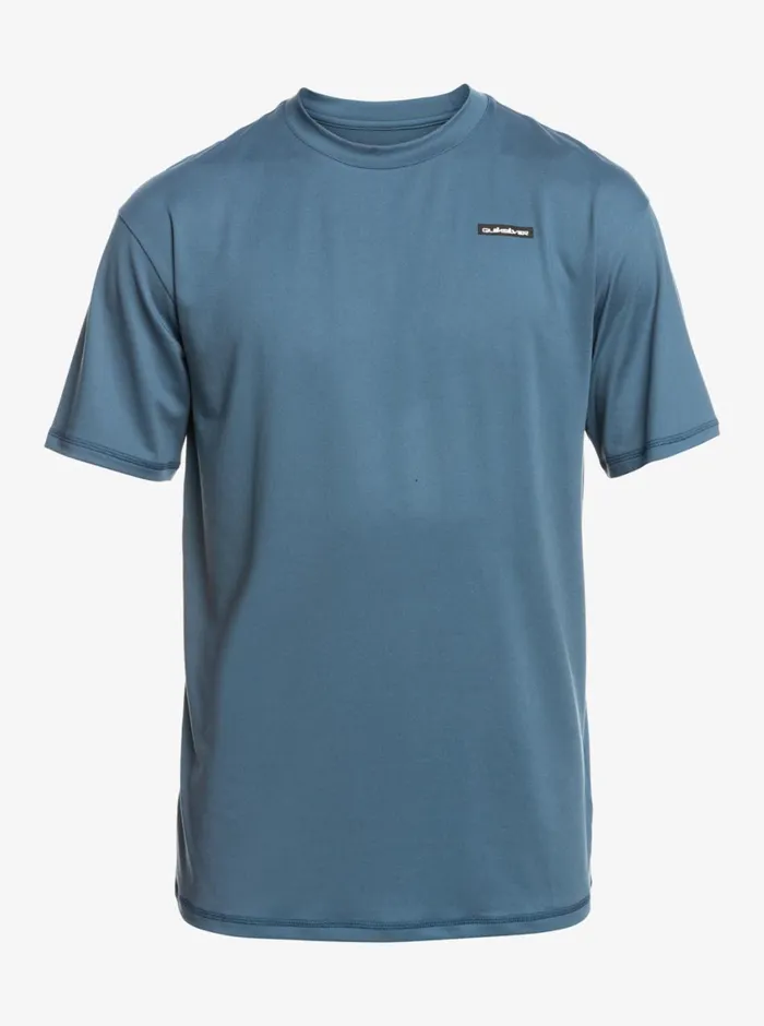Quiksilver Omni Session UPF 50 Short Sleeve Surf Tee Bering Sea Mens Rashguards Quiksilver Omni Session UPF 50 Short Sleeve Surf Tee Bering Sea Mens Rashguards